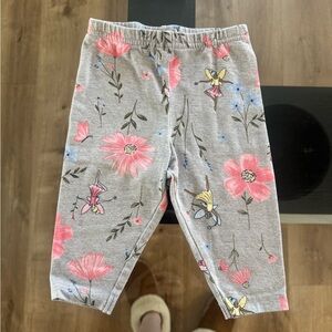 👖CARTER’S Floral Fairy Print Baby Leggings - 24M